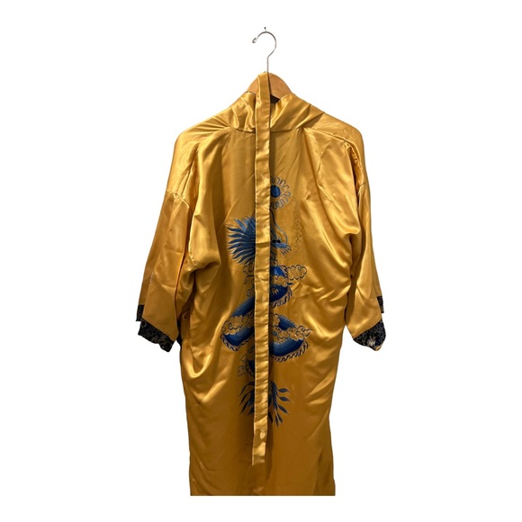 Silk kimono robe dragon design - Picture 2 of 6